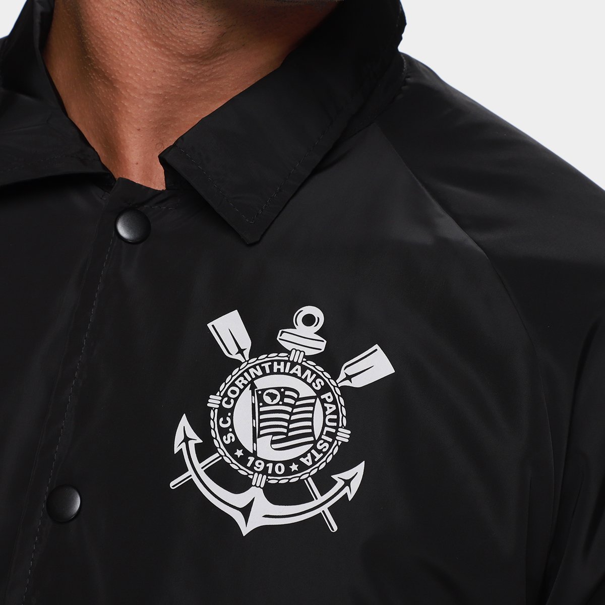 Jaqueta Corinthians Coach Masculina - Tam: P - 2