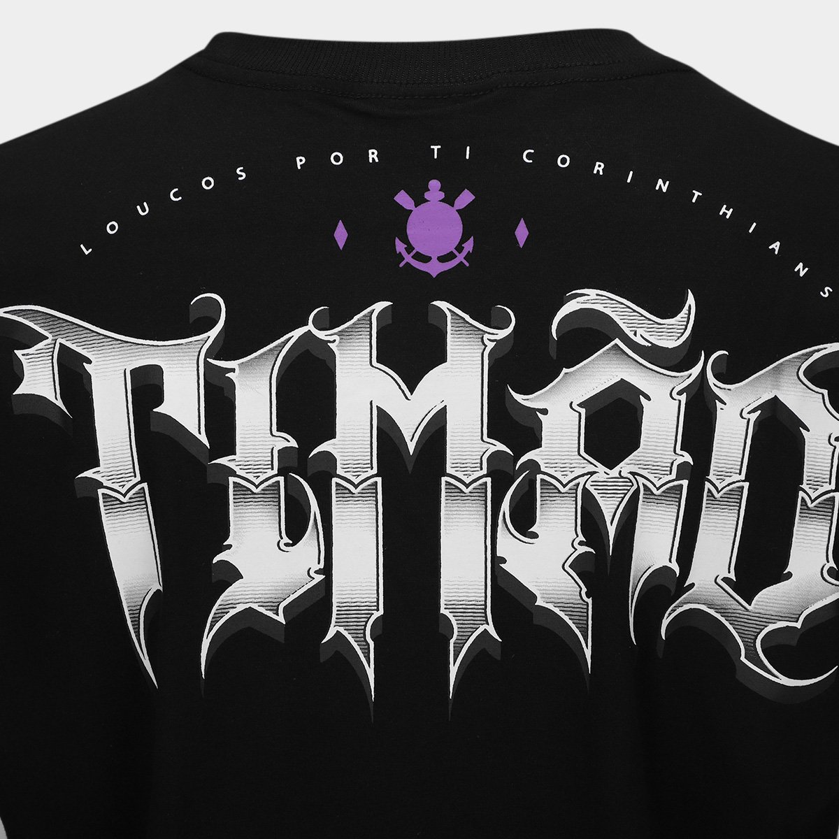 Camiseta Corinthians Masculina - Tam: P - 4