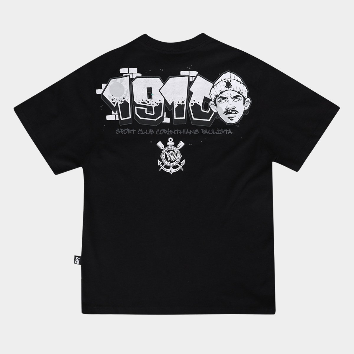 Camiseta Infantil Corinthians Oversized - Tam: 16A - 1