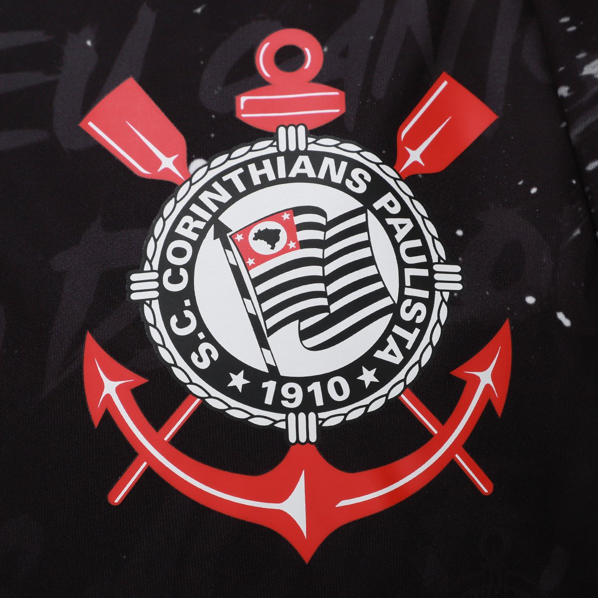Camiseta Corinthians Esportiva Quebrada Masculina - Tam: P - 2