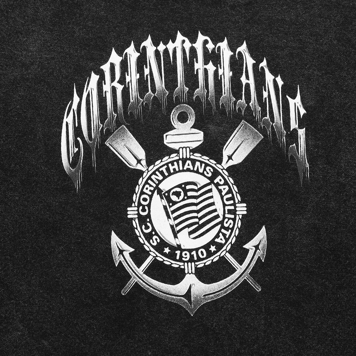Camiseta Corinthians Oversized Masculina - Tam: P - 3