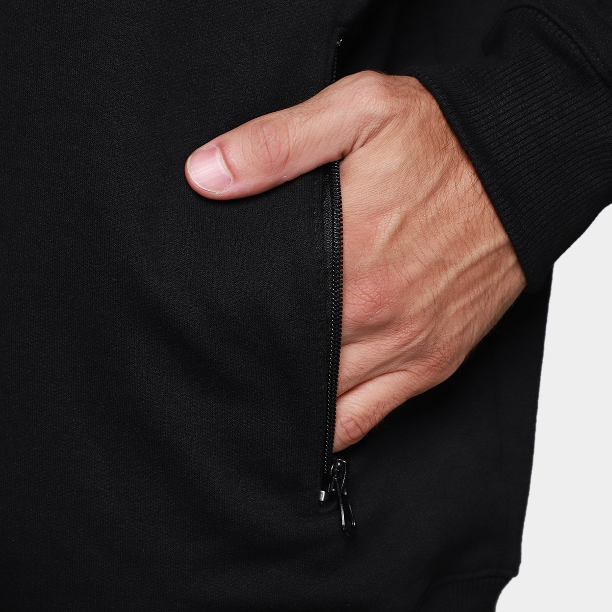 Moletom Internacional C/ Zíper Masculino - Tam: P - 2