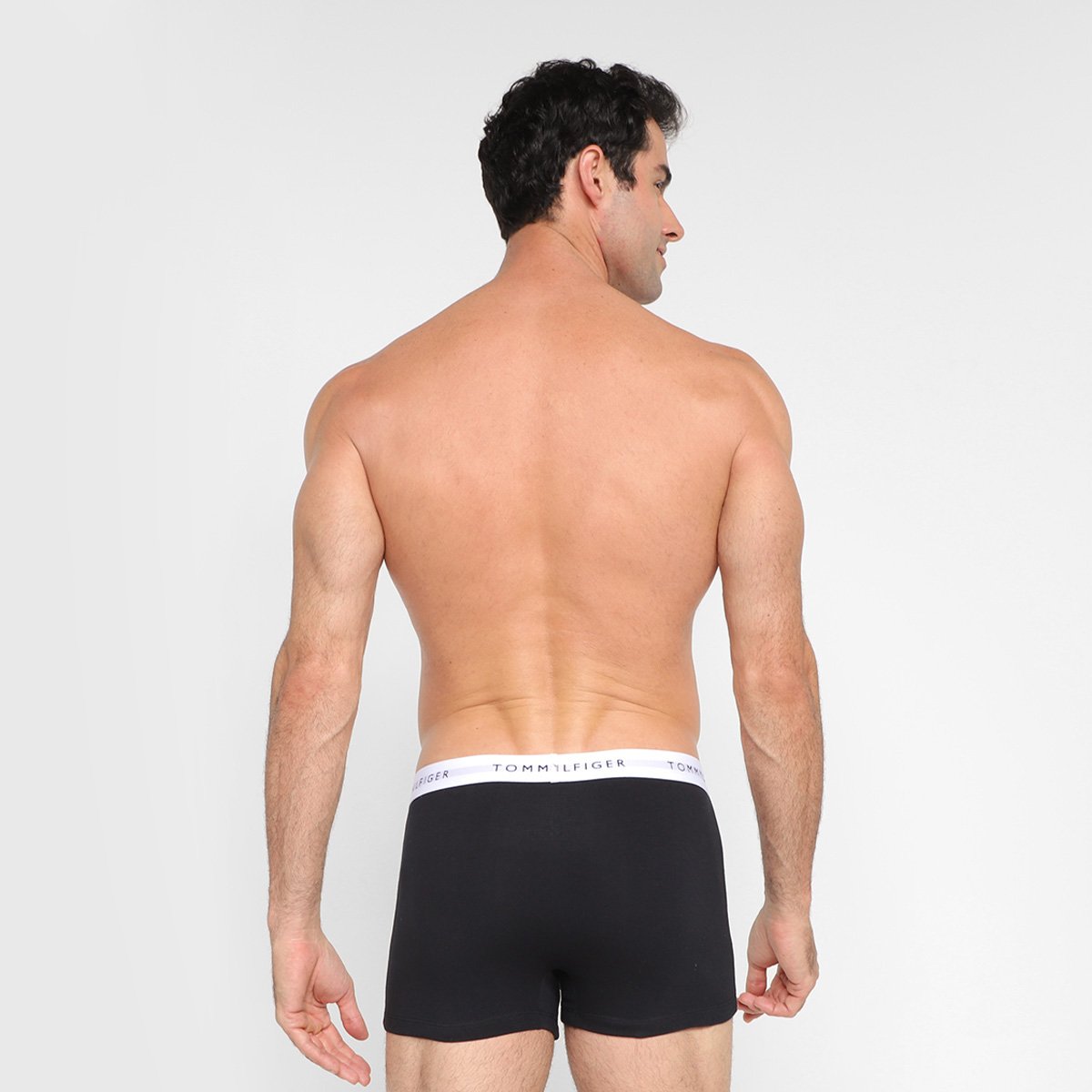 Kit Cueca Boxer Tommy Hilfiger Trunk Masculina - 3 Peças - Tam: P - 2