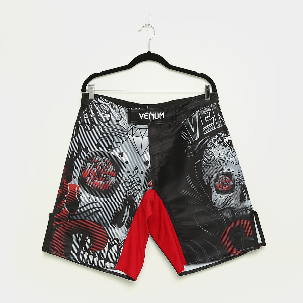 Bermuda Venum Fight Skull And Roses Masculina