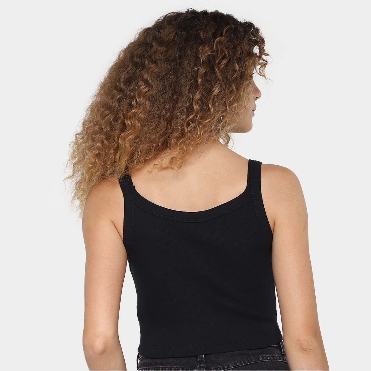 Regata Cropped Hering Casual Feminina - Tam: P - 1