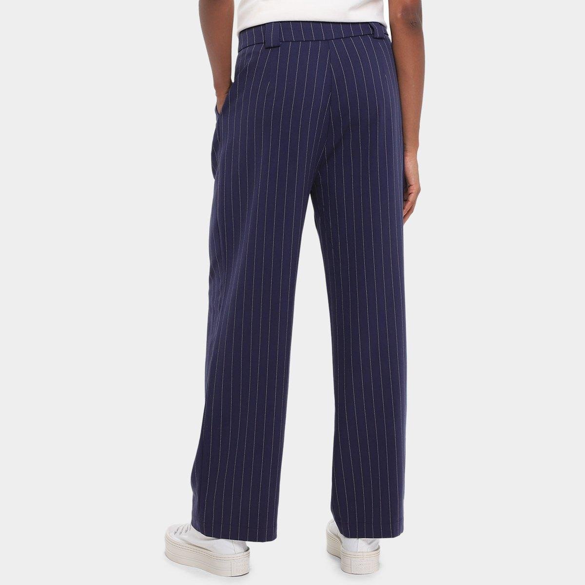 Calça Alfaitaria Hering Listrada Feminina - Tam: 42 - 1