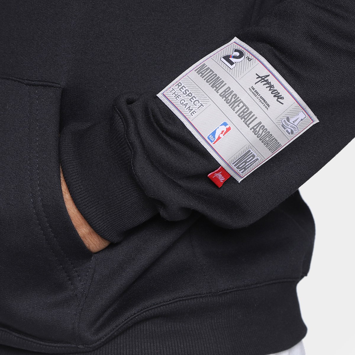 Blusa Moletom Approve NBA Basic Com Capuz - Tam: G - 5