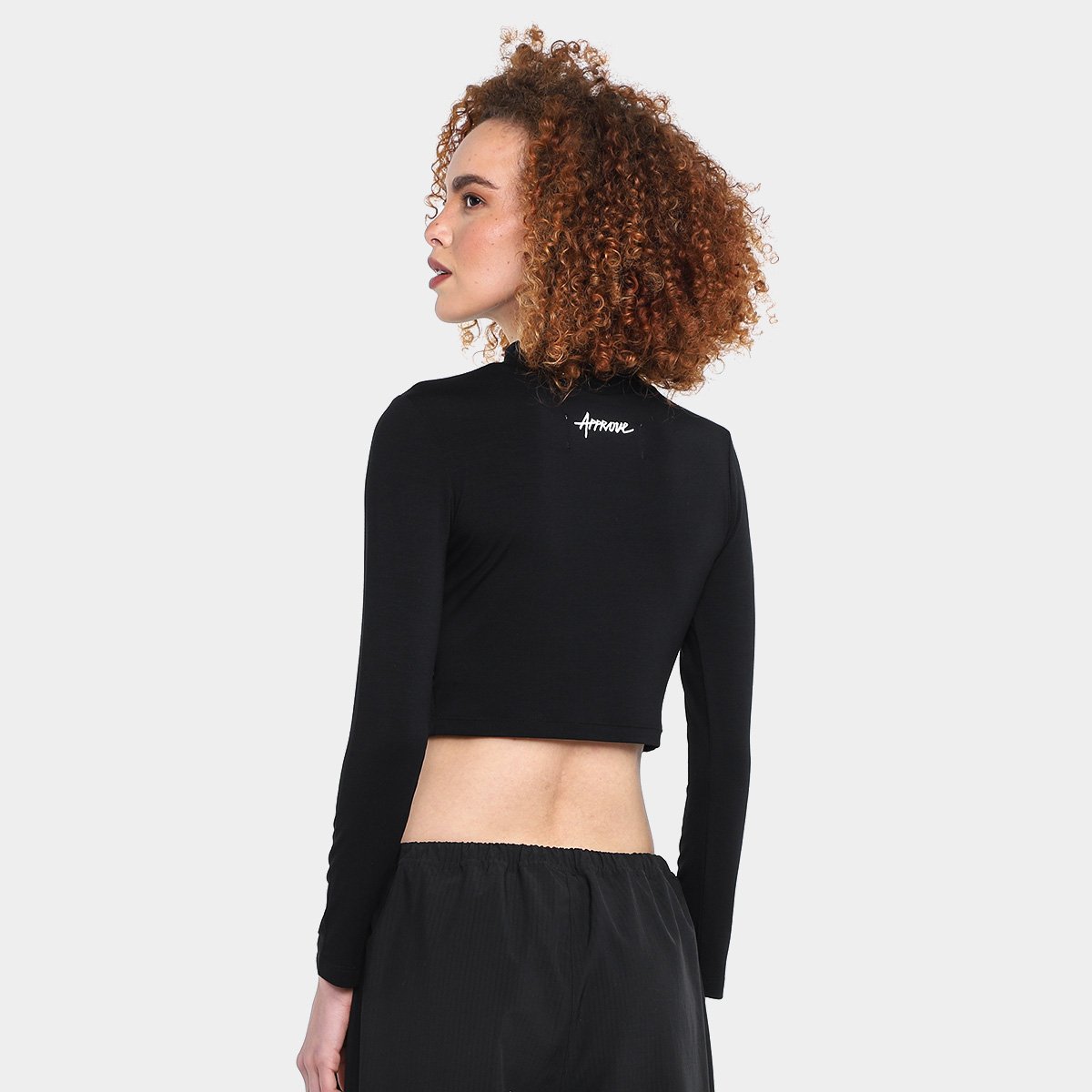 Blusa Cropped Manga Longa Approve X NFL Feminina - Tam: GG - 1