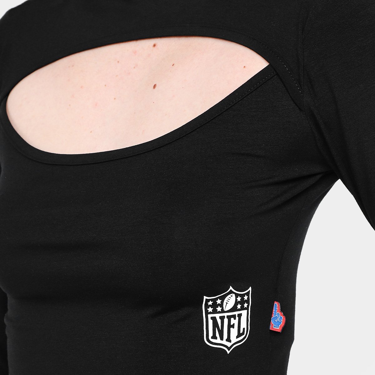 Blusa Cropped Manga Longa Approve X NFL Feminina - Tam: GG - 2