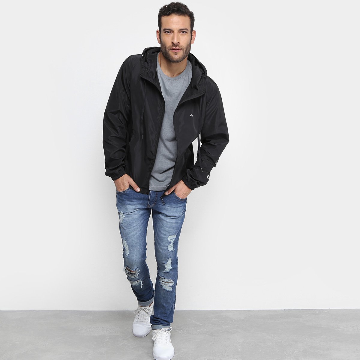 jaqueta quiksilver windbreaker