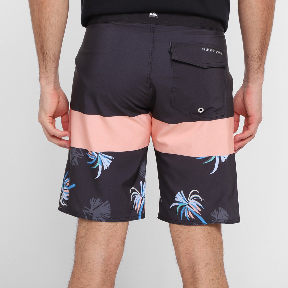 Bermuda Boardshort Quiksilver Surfsilk Sessions Flower 20 Masculina - Tam: 44 - 1