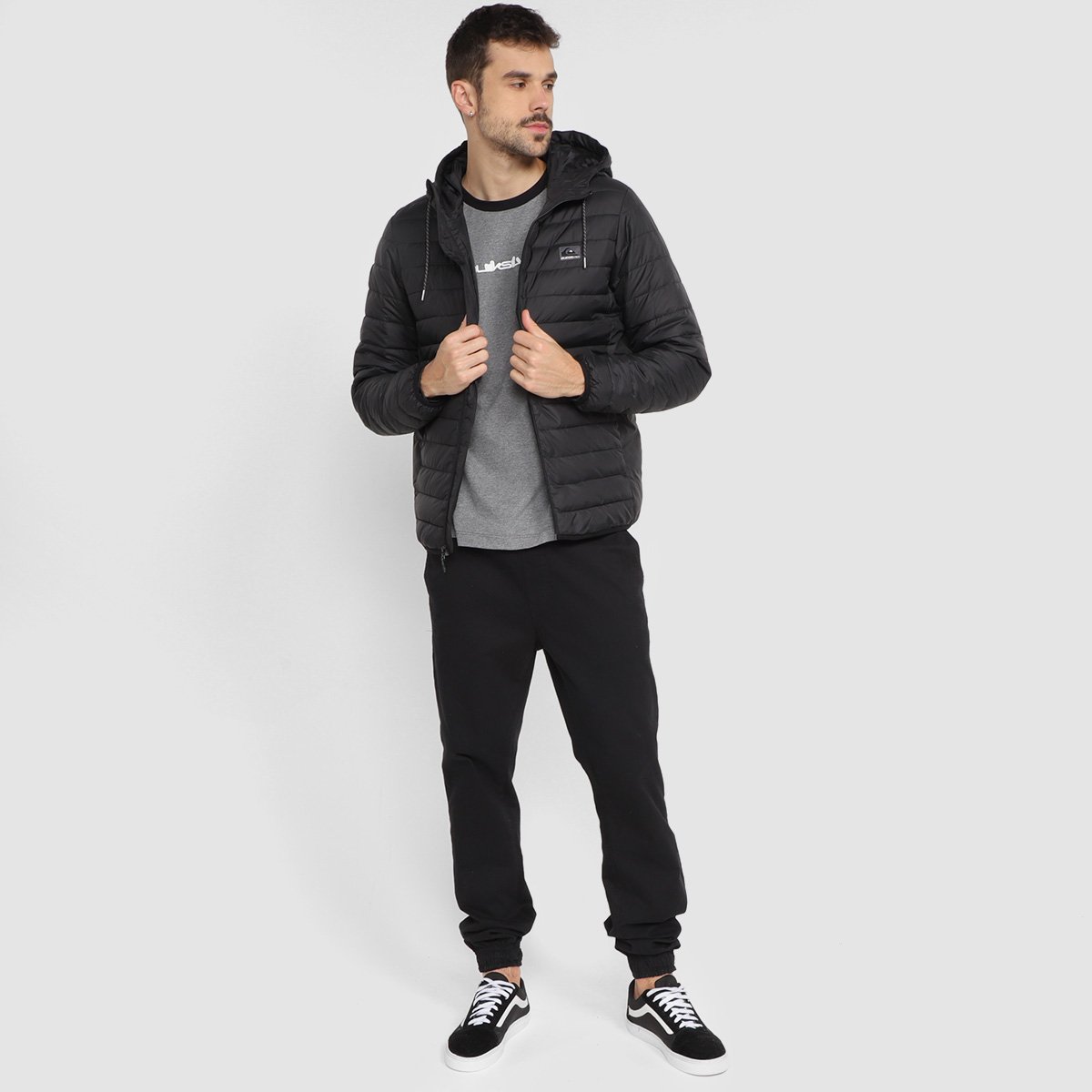 Jaqueta Quiksilver Scaly Hood Masculina - Tam: P - 3