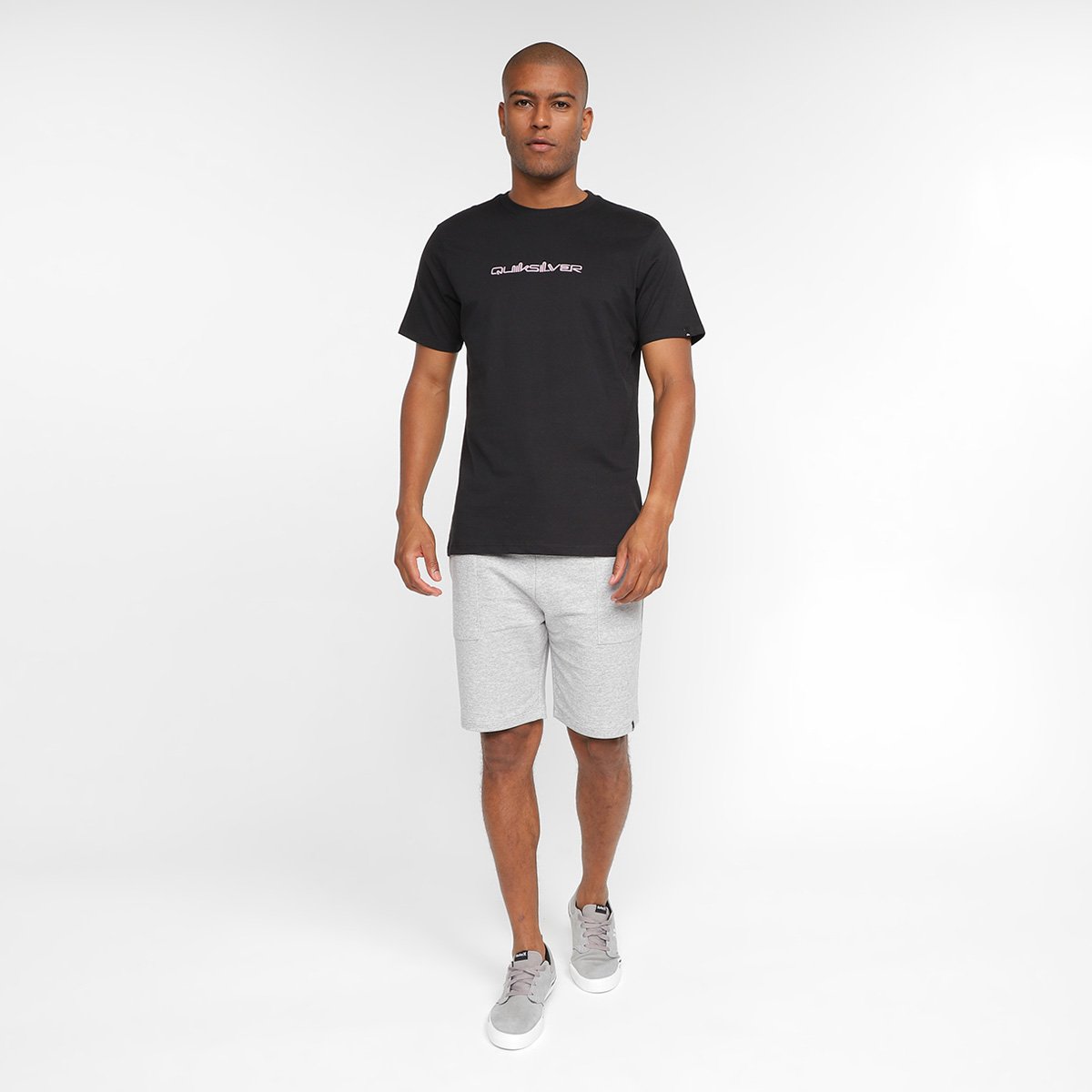 Camiseta Quilksilver Omni Font Masculina - Tam: P - 3