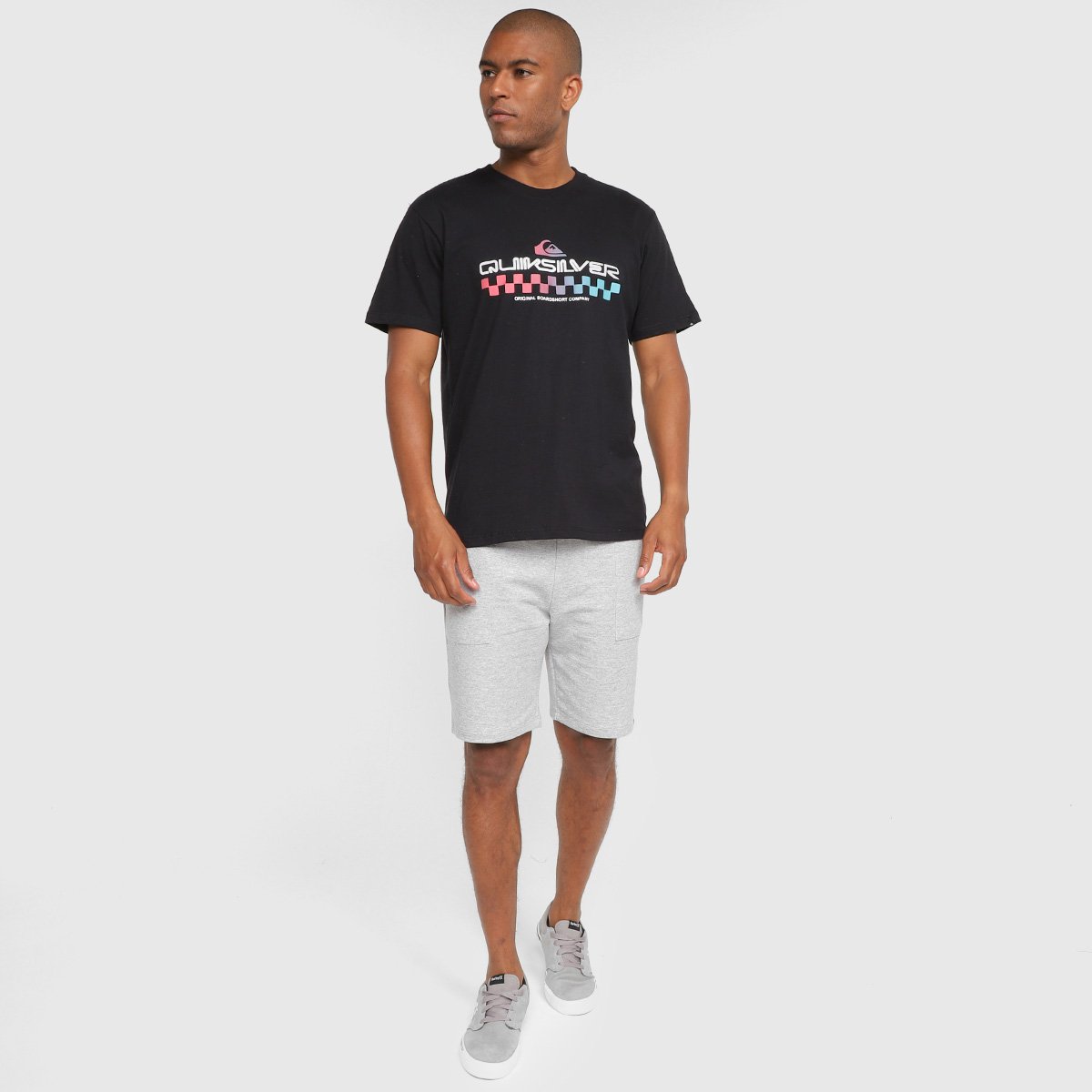 Camiseta Quilksilver Scripted Game Masculina - Tam: P - 3