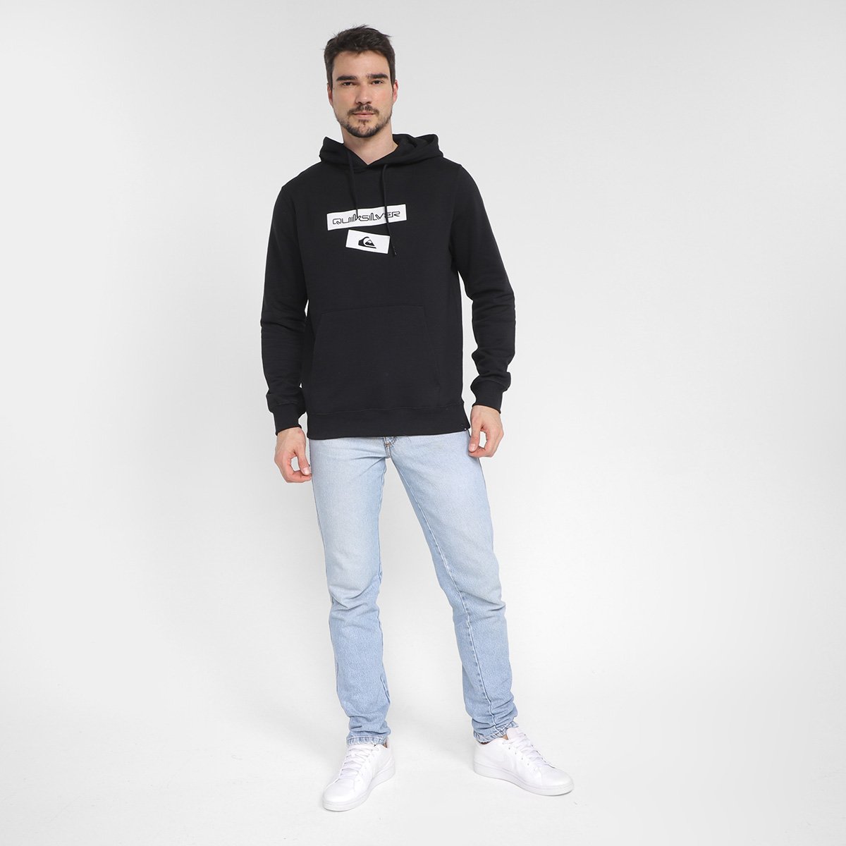Moletom Quiksilver Quik Box Capuz Masculino - Tam: GG - 3