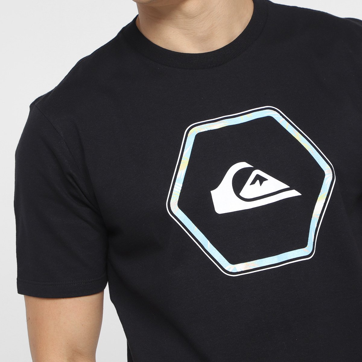 Camiseta Quiksilver Panel Beach Masculina - Tam: GG - 2
