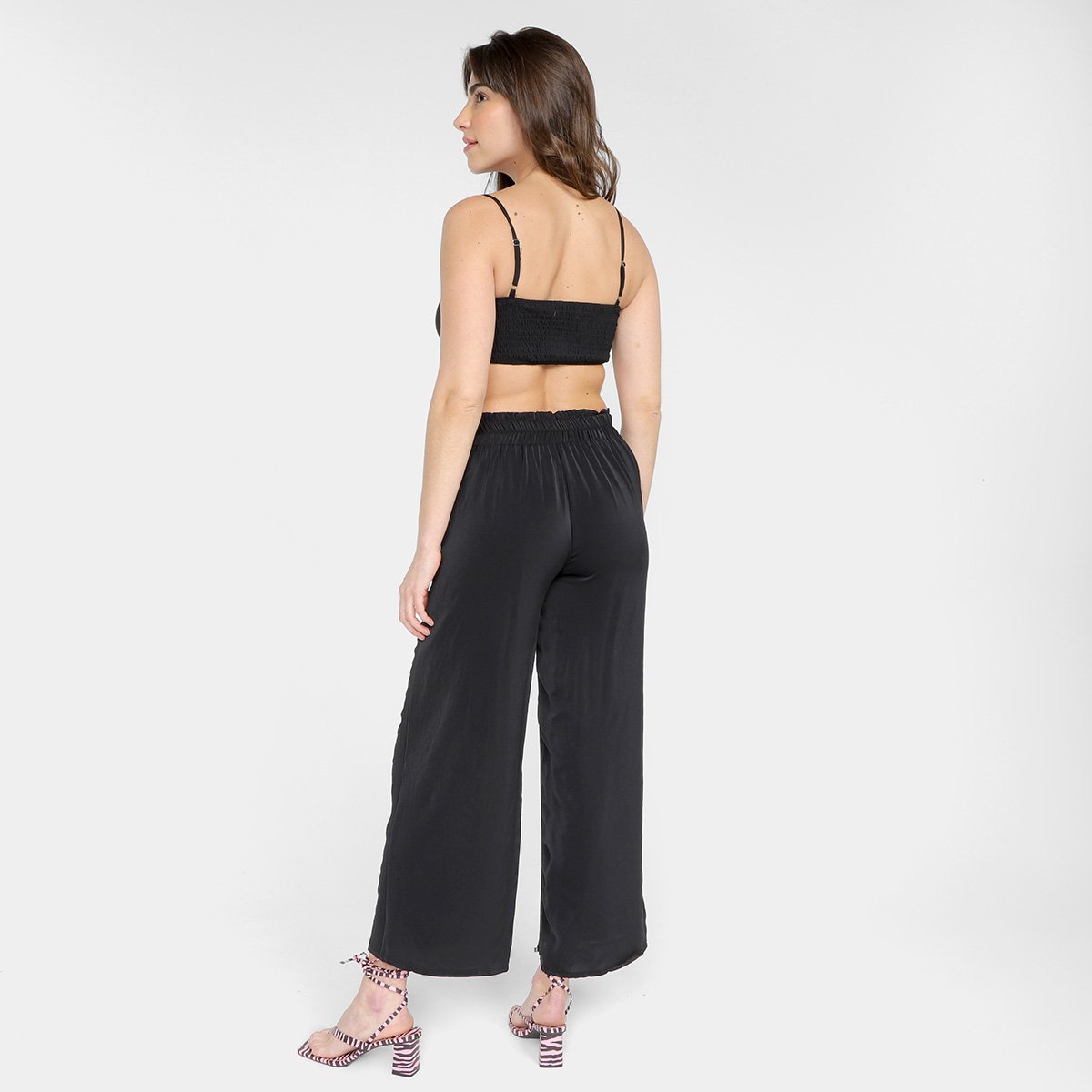 Conjunto Eagle Rock Calça E Cropped Feminino - Tam: P - 1