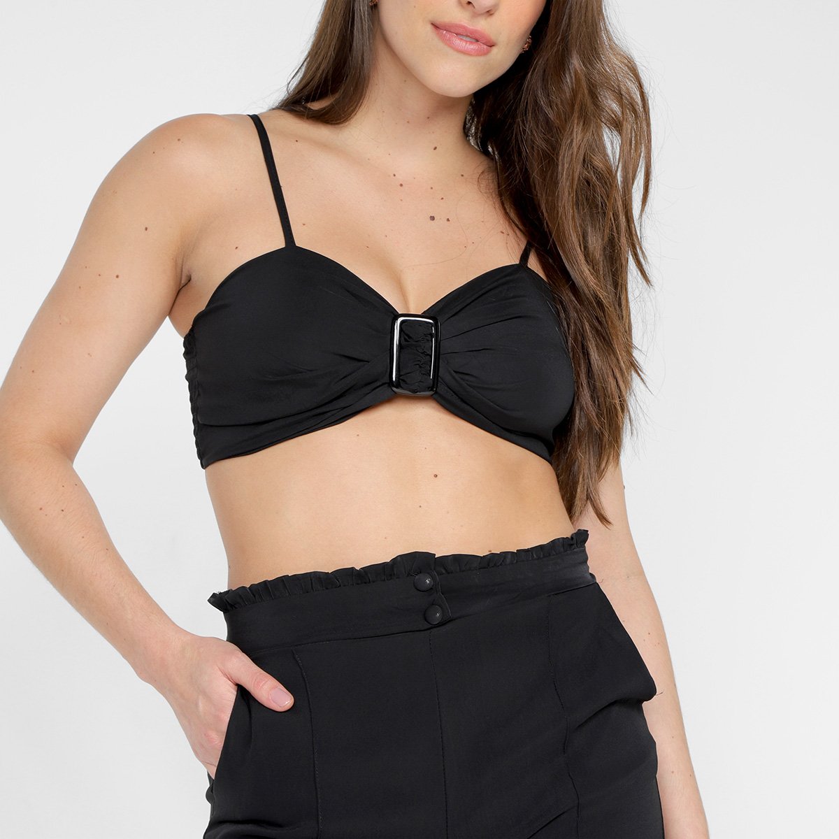 Conjunto Eagle Rock Calça E Cropped Feminino - Tam: P - 2