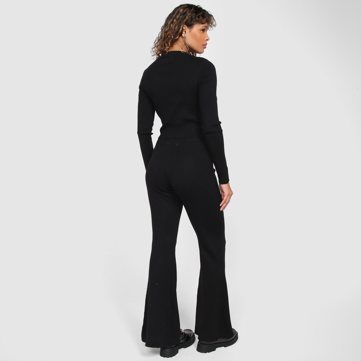 Conjunto Tricô Eagle Rock Canelado Feminino - Tam: G - 1