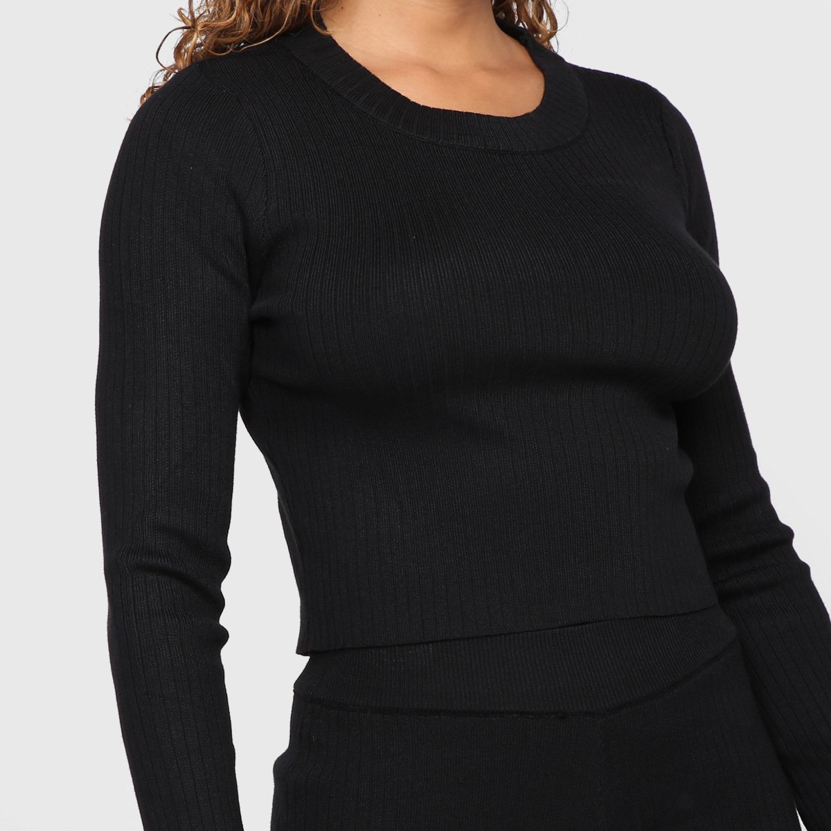 Conjunto Tricô Eagle Rock Canelado Feminino - Tam: G - 2