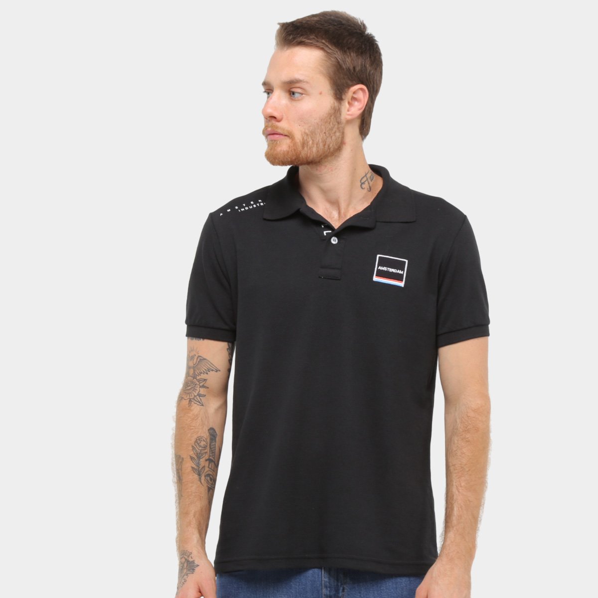 Camisa Polo Industrie Amsterdã Masculina