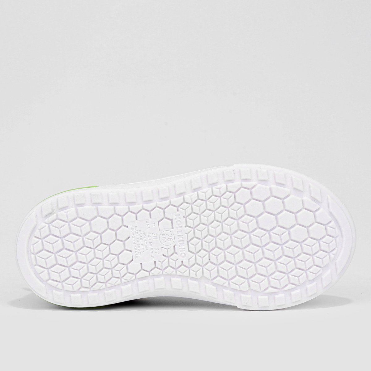 Tênis Infantil Molekinho Led Menino - Tam: 19 - 5