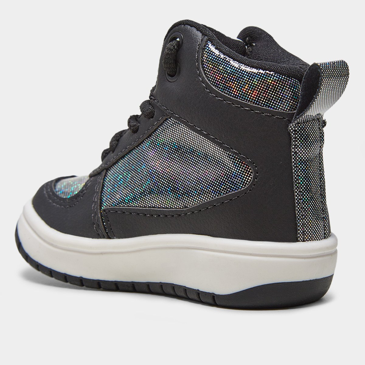 Tênis Infantil Cano Médio Kurz Alto Glitter Menina - Tam: 20 - 2