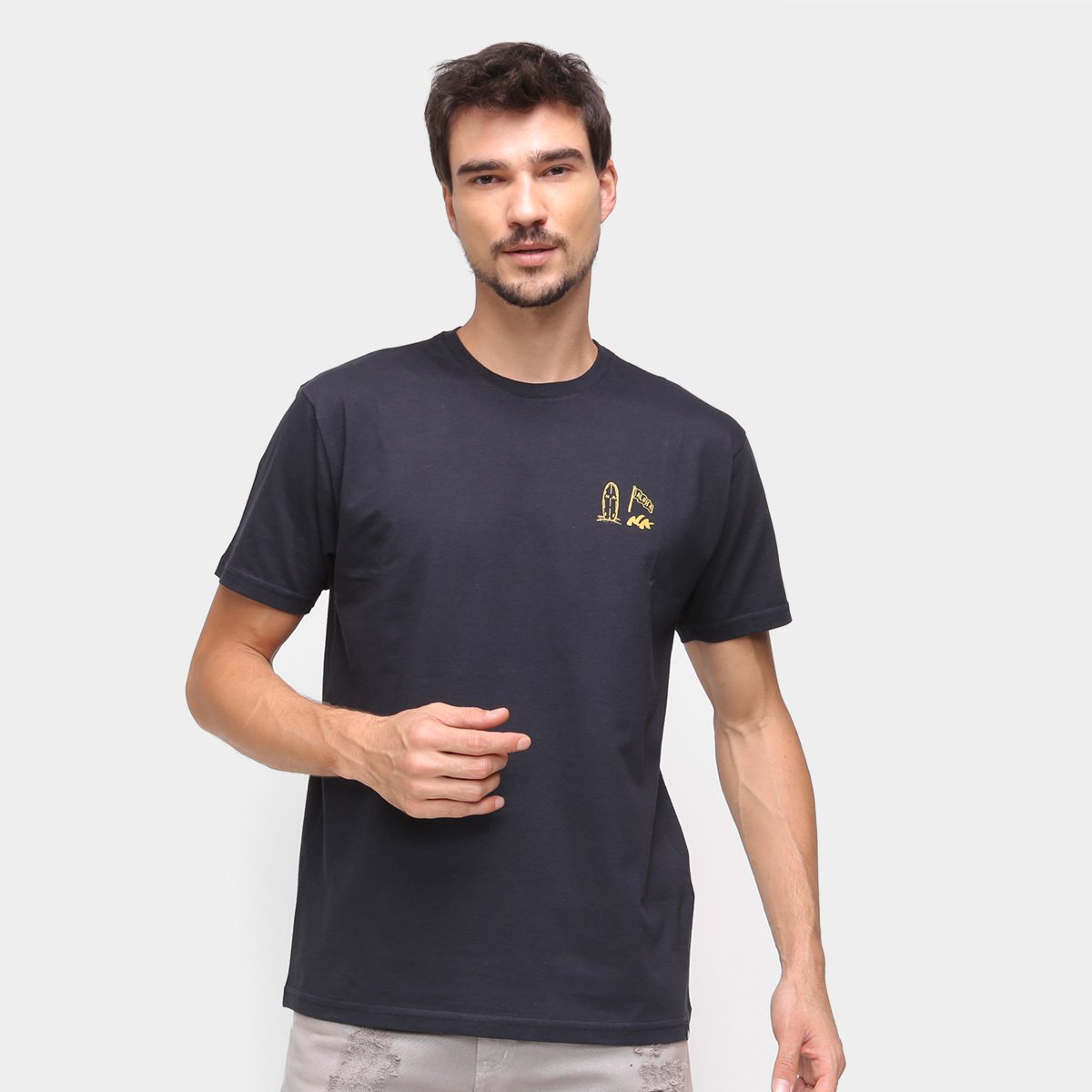 Camiseta Natural Art Aloha Flag Masculina