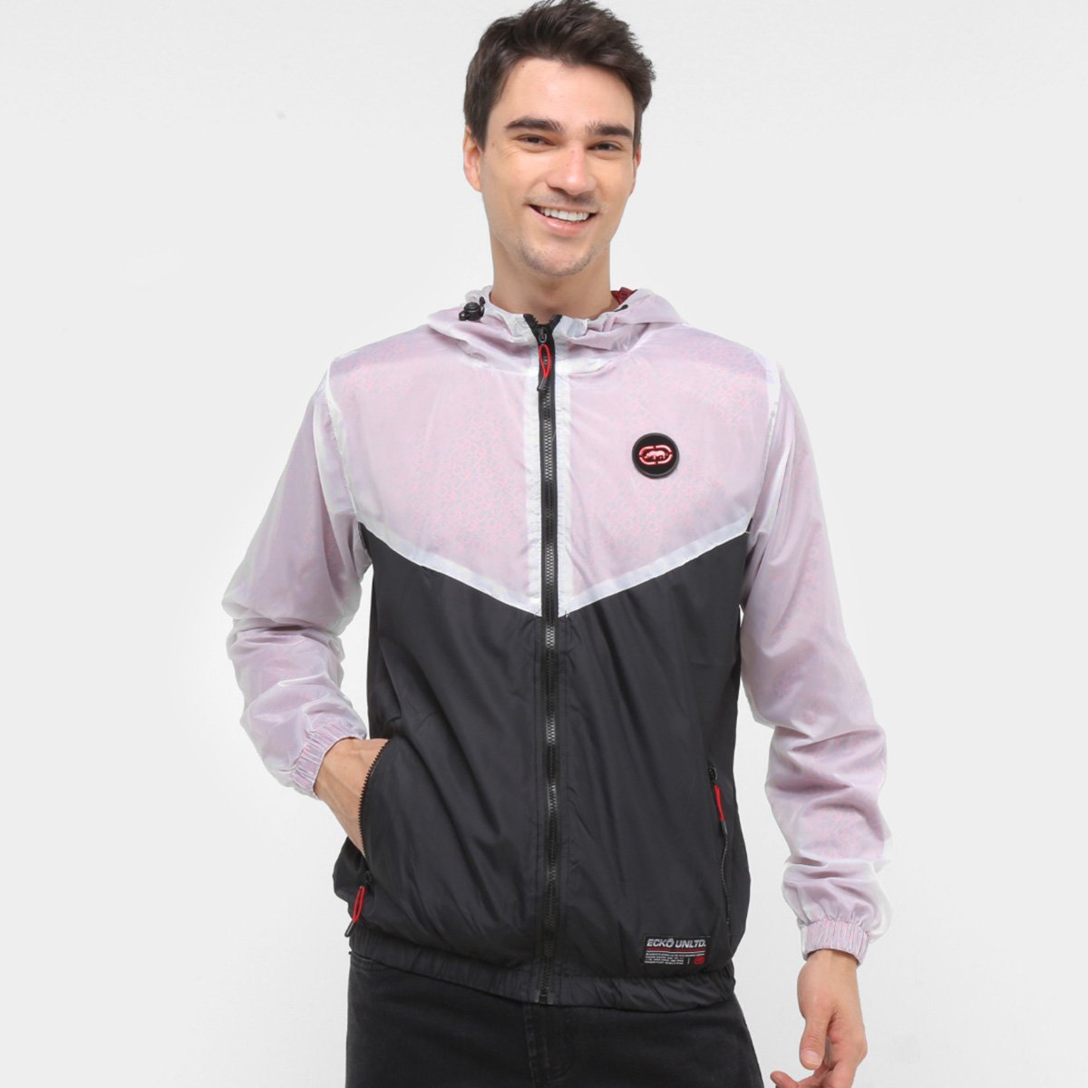 Jaqueta Corta-Vento Ecko Unltd Sobrepo Masculina