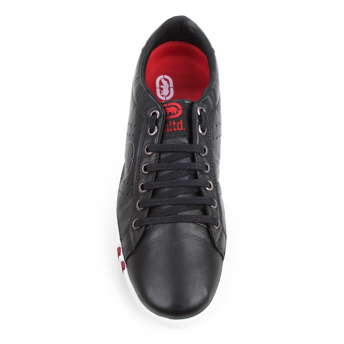 Tênis Couro Ecko Logo Perfuros Masculino - Tam: 43 - 2
