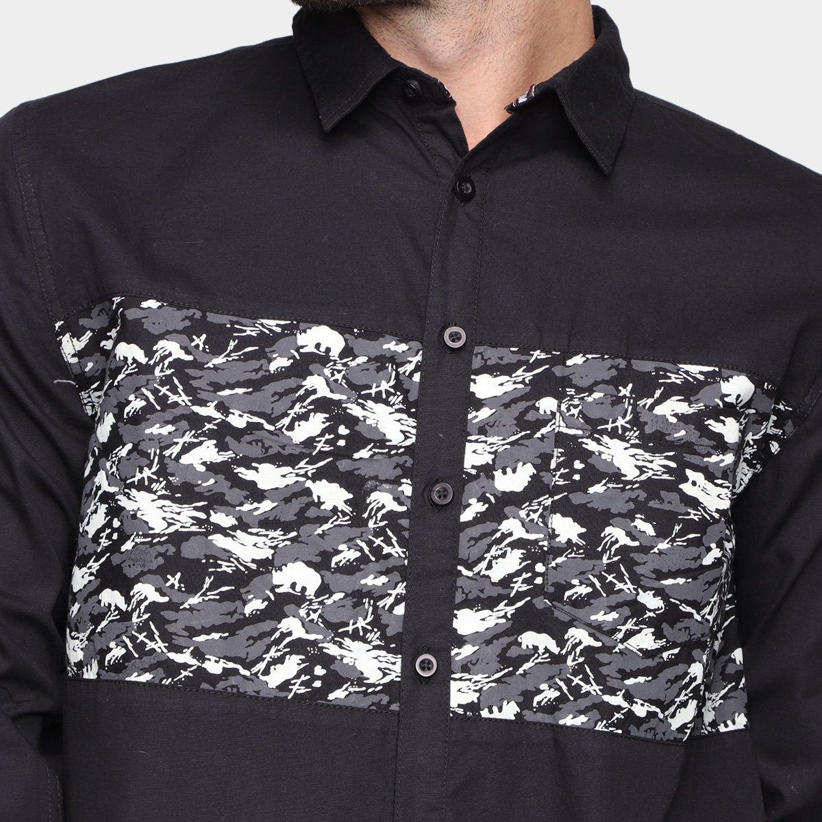 Camisa Ecko Recorte Camuflado Masculina - Tam: P - 2