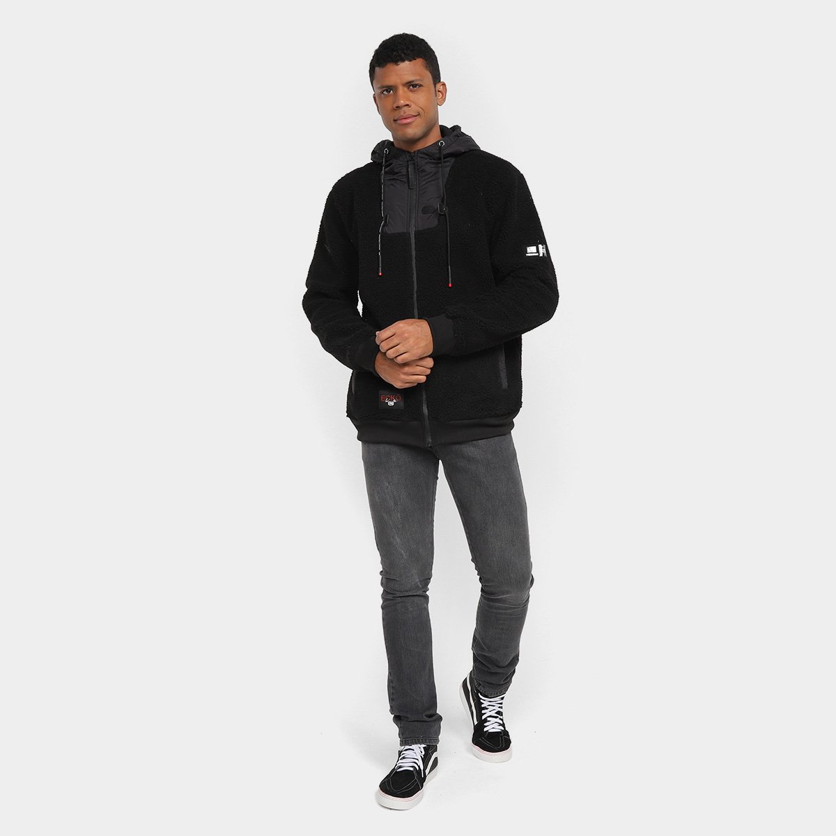 Jaqueta Moletom Ecko Peluciada Masculina - Tam: P - 3