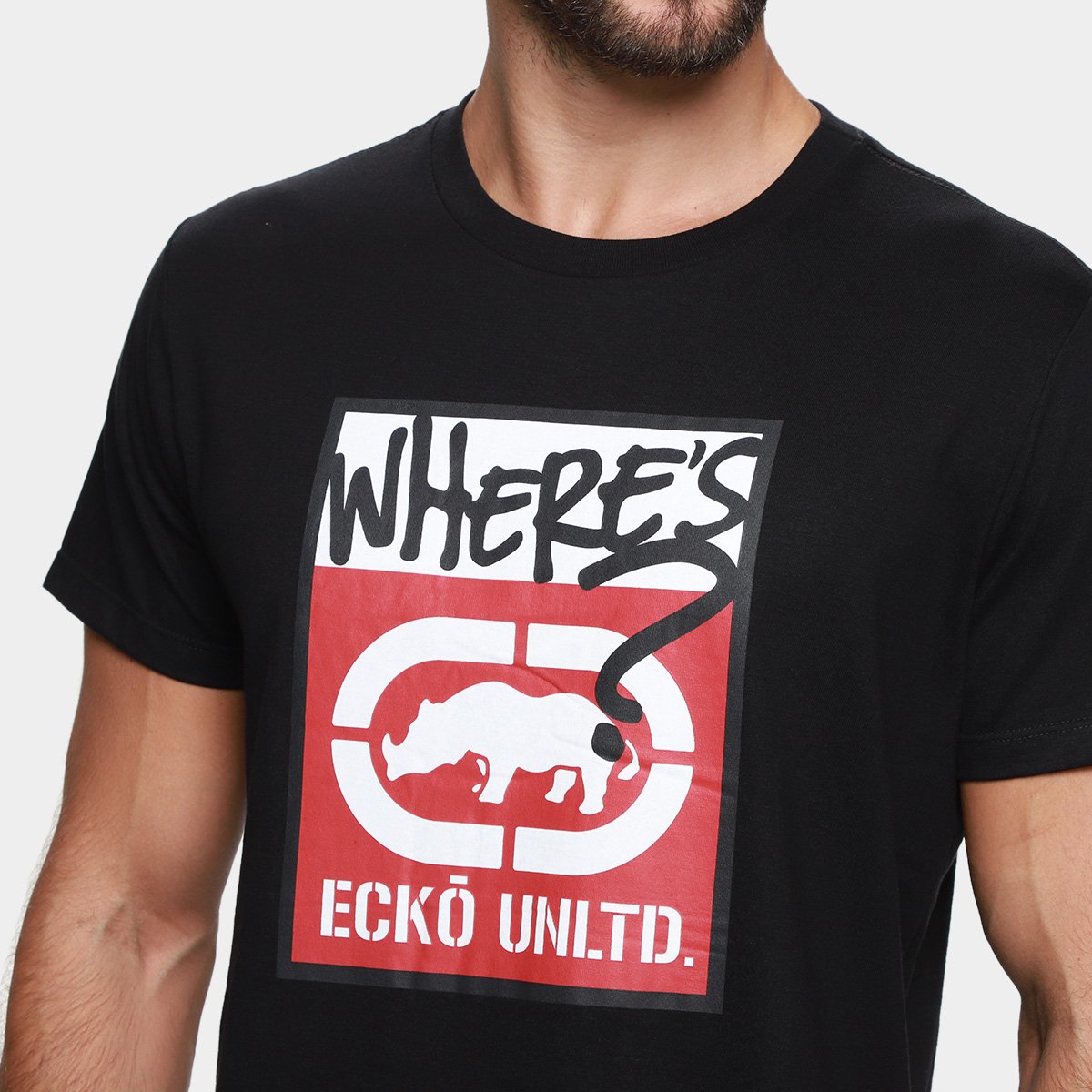 Camiseta Ecko Unltd Wheres Masculina - Tam: P - 2
