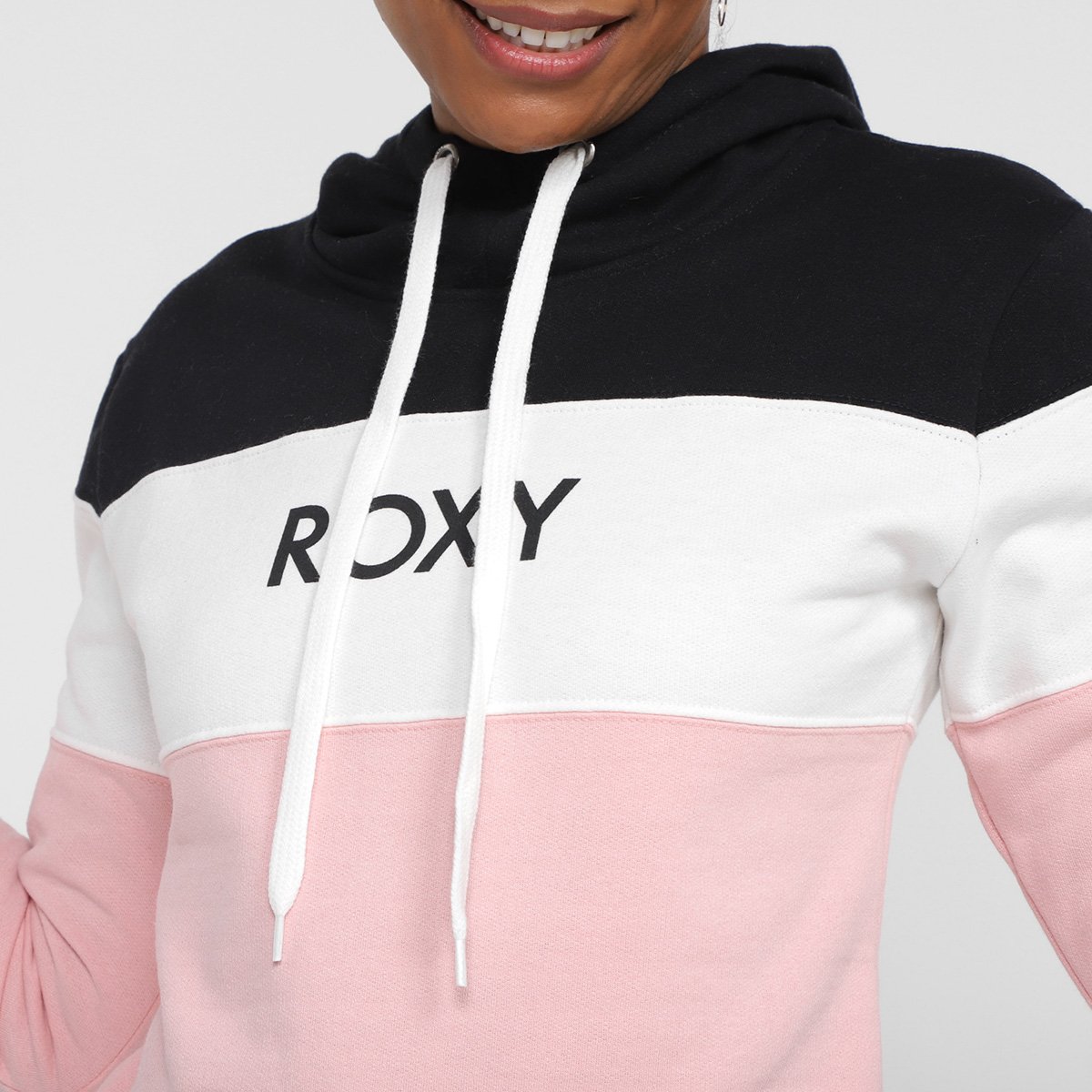 Moletom Roxy Coastel Escape Canguru Feminino - Tam: P - 2