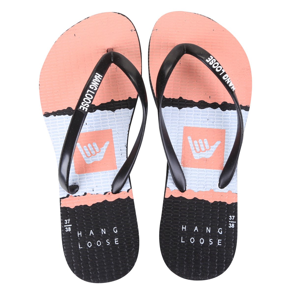 Chinelo Hang Loose Slim Duo Color Feminino