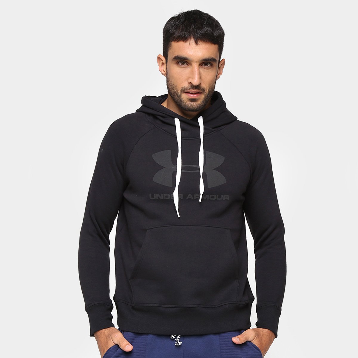 Moletom Under Armour Rival Fleece Canguru Masculino