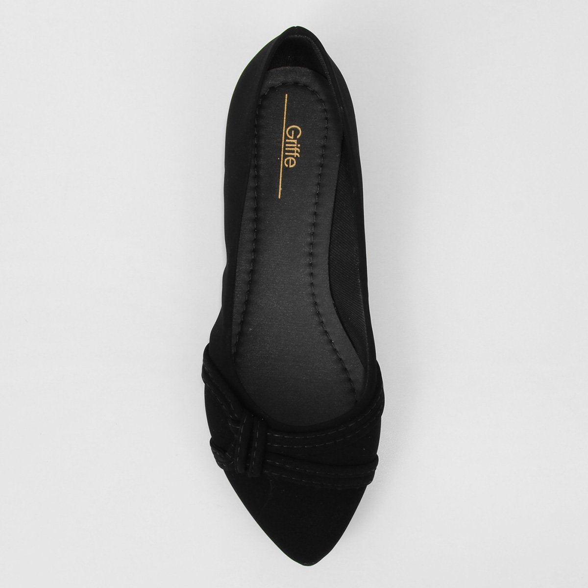 Sapatilha Griffe Bico Fino Tiras Feminina - Tam: 34 - 3