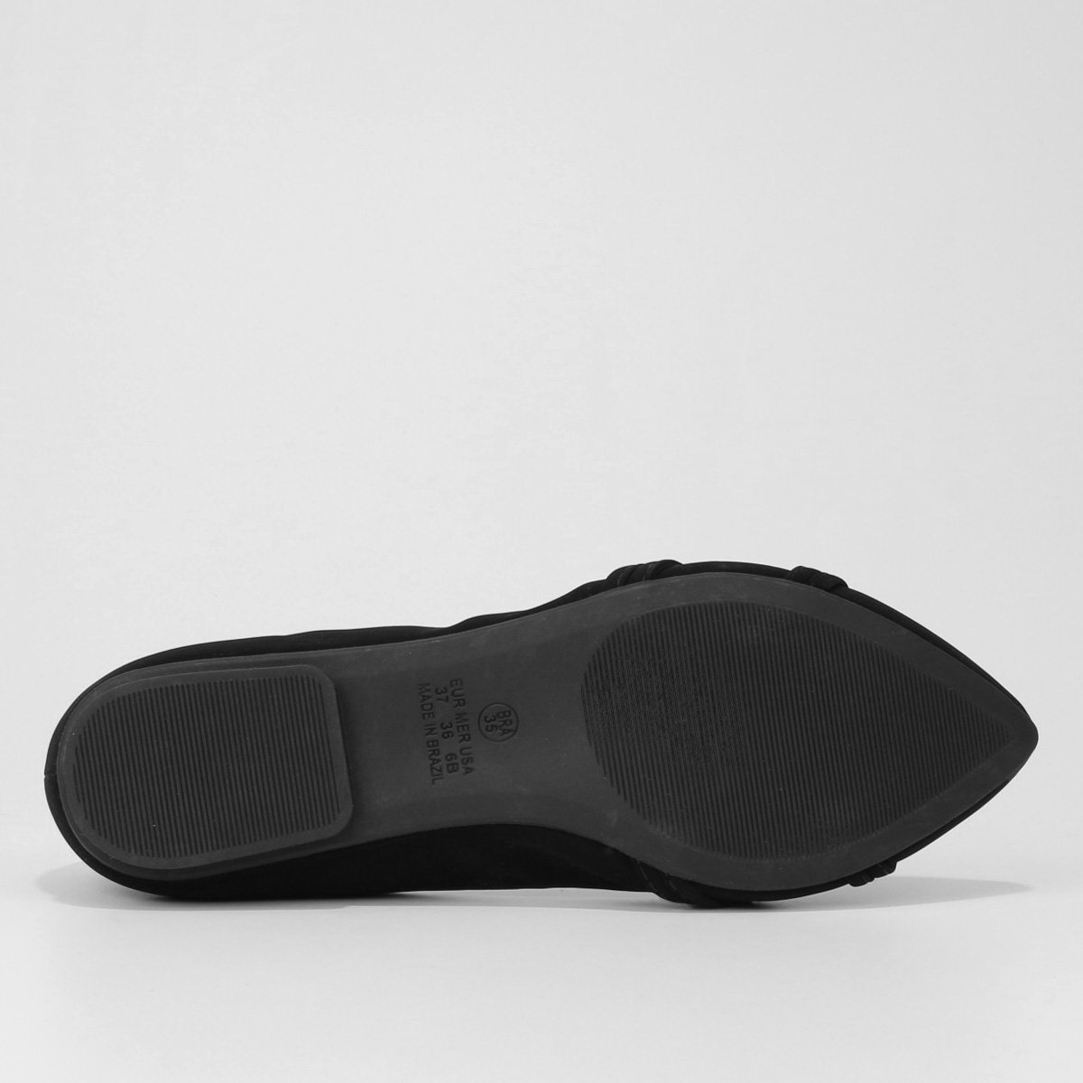 Sapatilha Griffe Bico Fino Tiras Feminina - Tam: 34 - 5