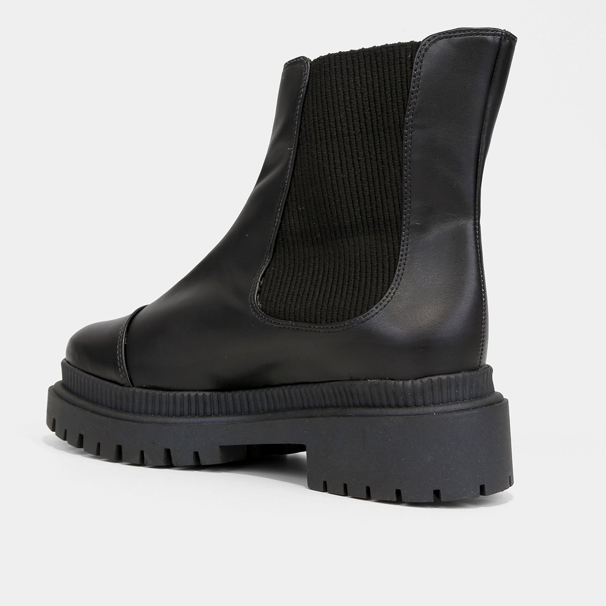 Bota Chelsea Cano Curto Griffe Tratorada Feminina - Tam: 39 - 4