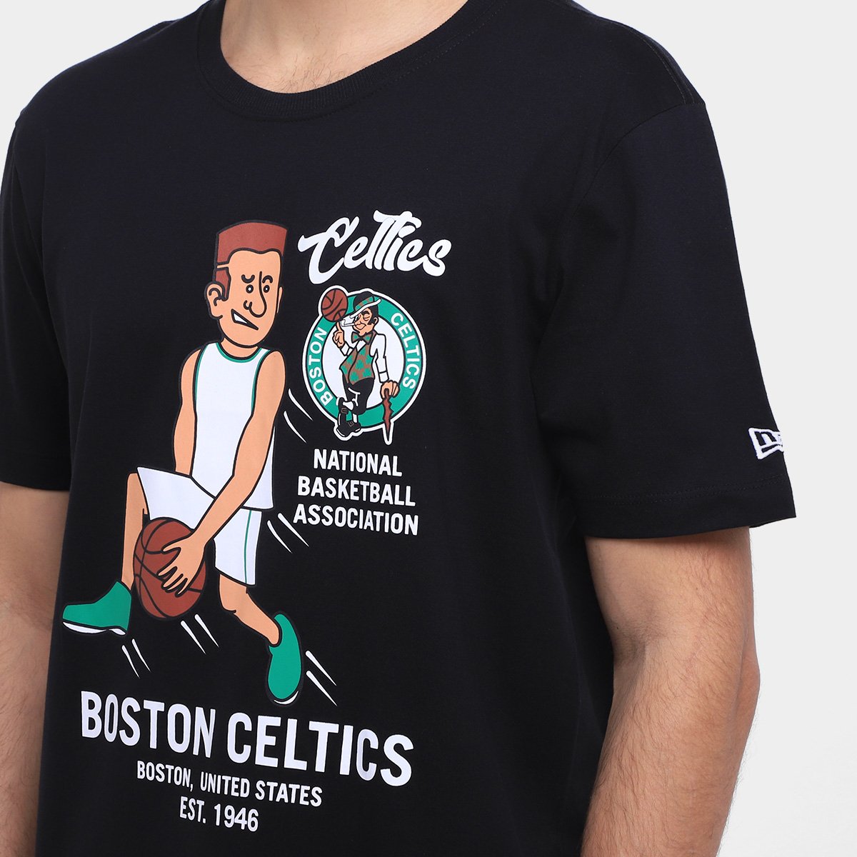 Camiseta Boston Celtics NBA New Era Building Masculina - Tam: P - 2