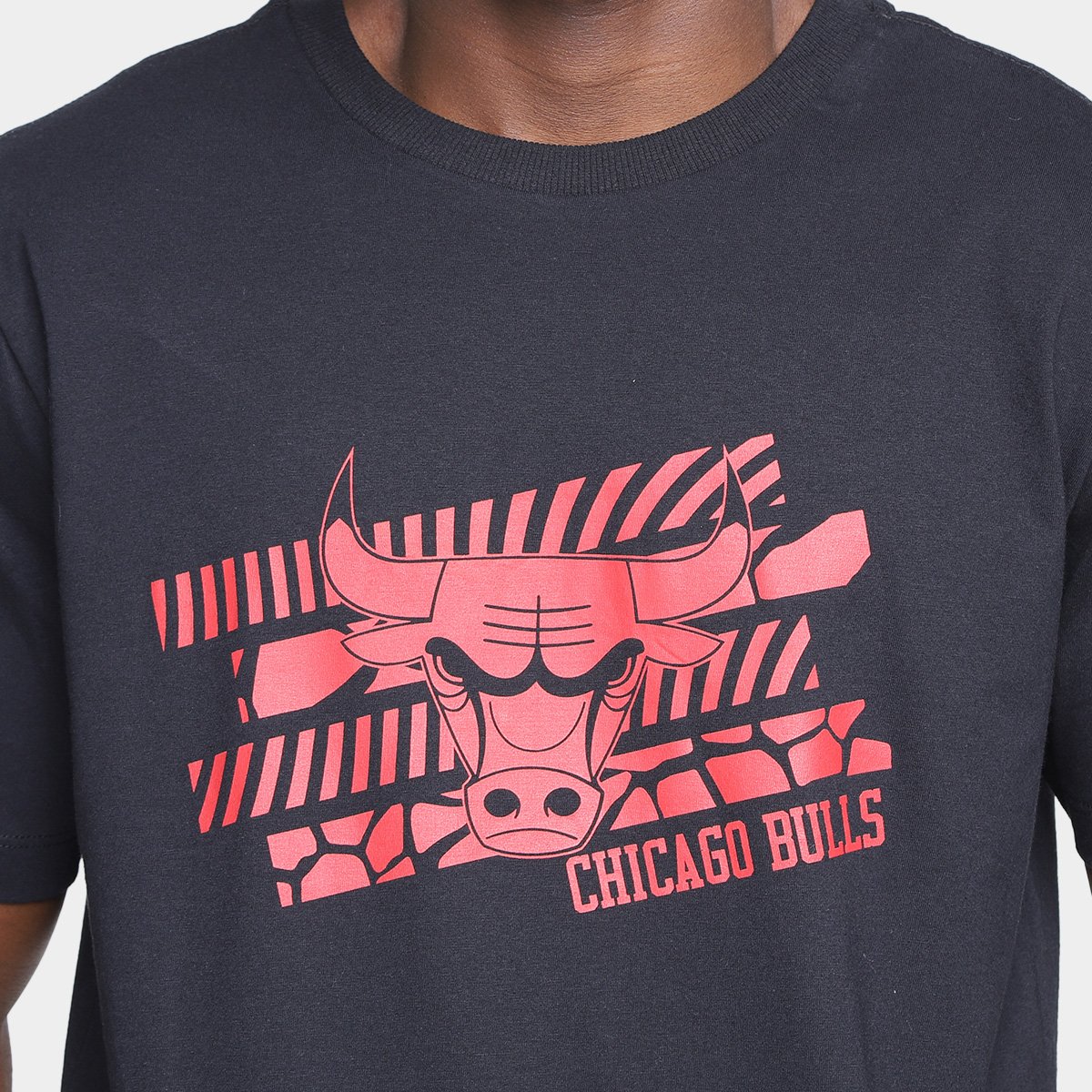 Camiseta New Era Sport Art Chicago Bulls Masculina - Tam: P - 2