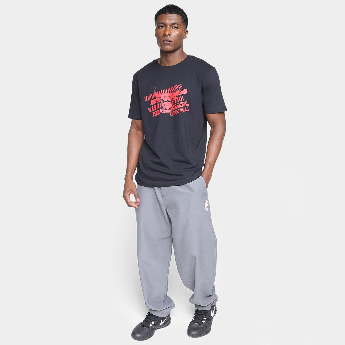 Camiseta New Era Sport Art Chicago Bulls Masculina - Tam: P - 3