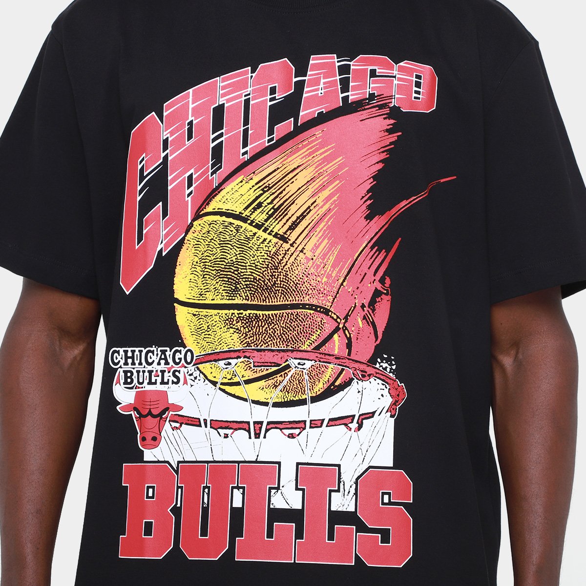 Camiseta NBA Chicago Bulss Core New Era Masculina - Tam: P - 2