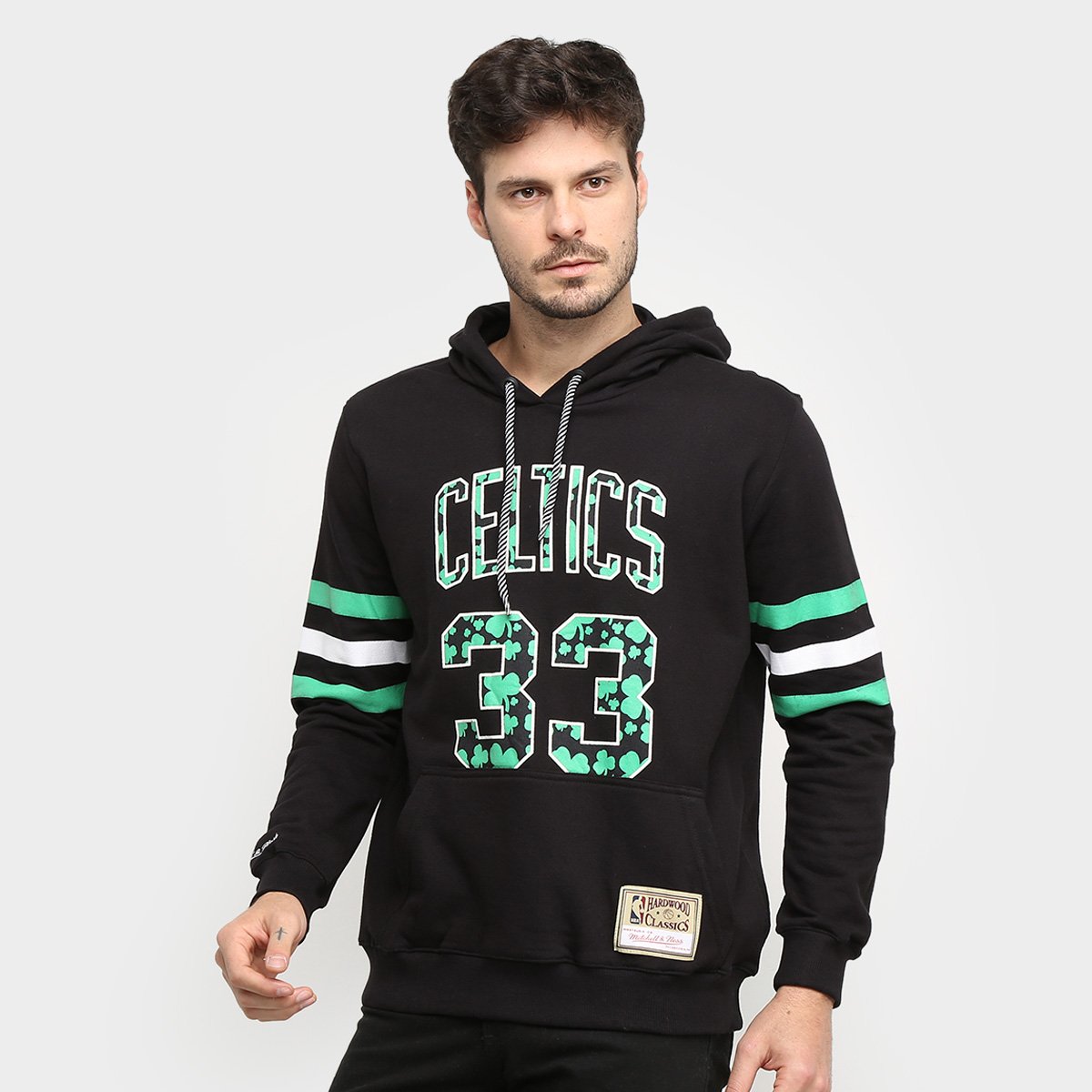 Moletom NBA Boston Celtics Mitchell & Ness Old School Masculino
