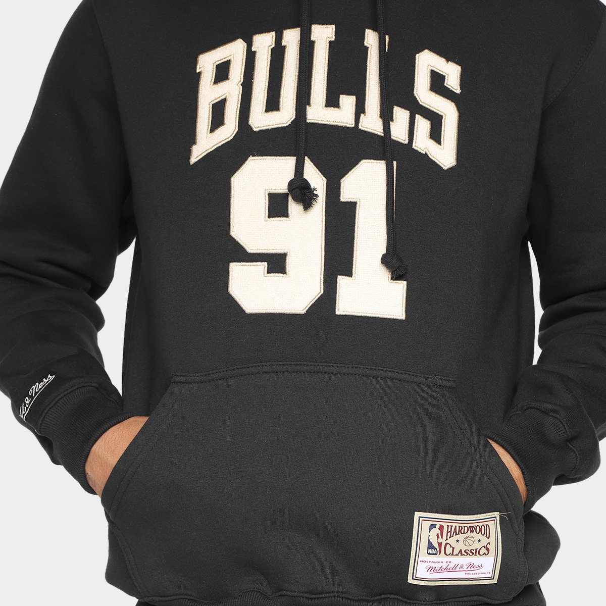 Moletom NBA Chicago Bulls Mitchell & Ness Dennis Rodman Masculino - Tam: P - 2