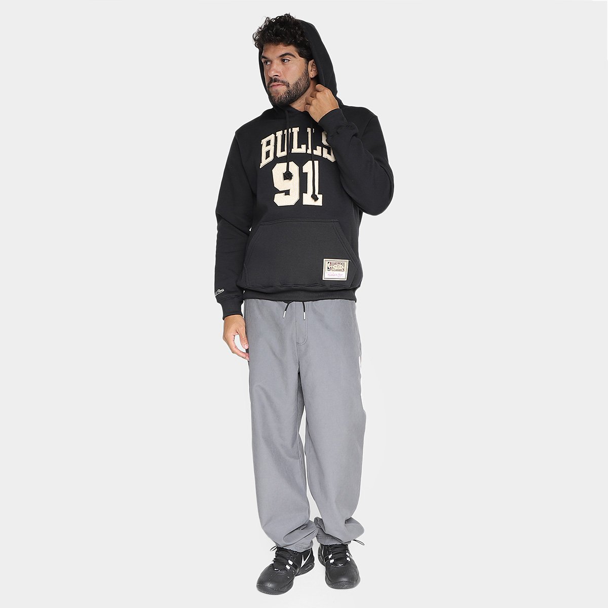 Moletom NBA Chicago Bulls Mitchell & Ness Dennis Rodman Masculino - Tam: P - 3