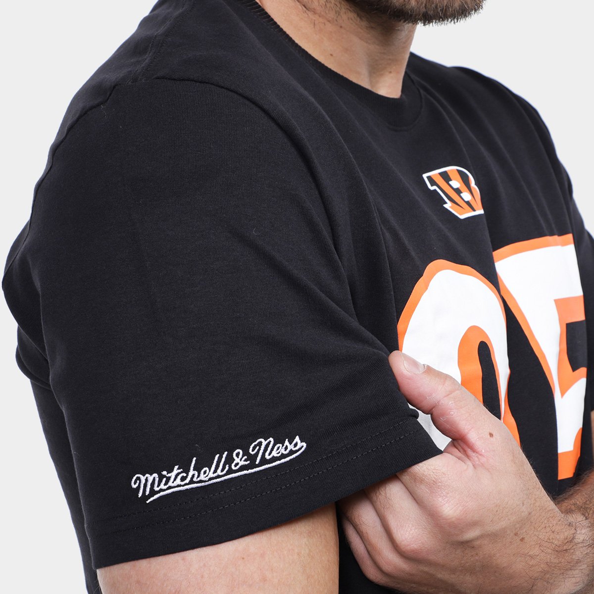Camiseta Cincinnati Bengals(Cinben) Mitchell & Ness Ochocinco Masculina - Tam: P - 2