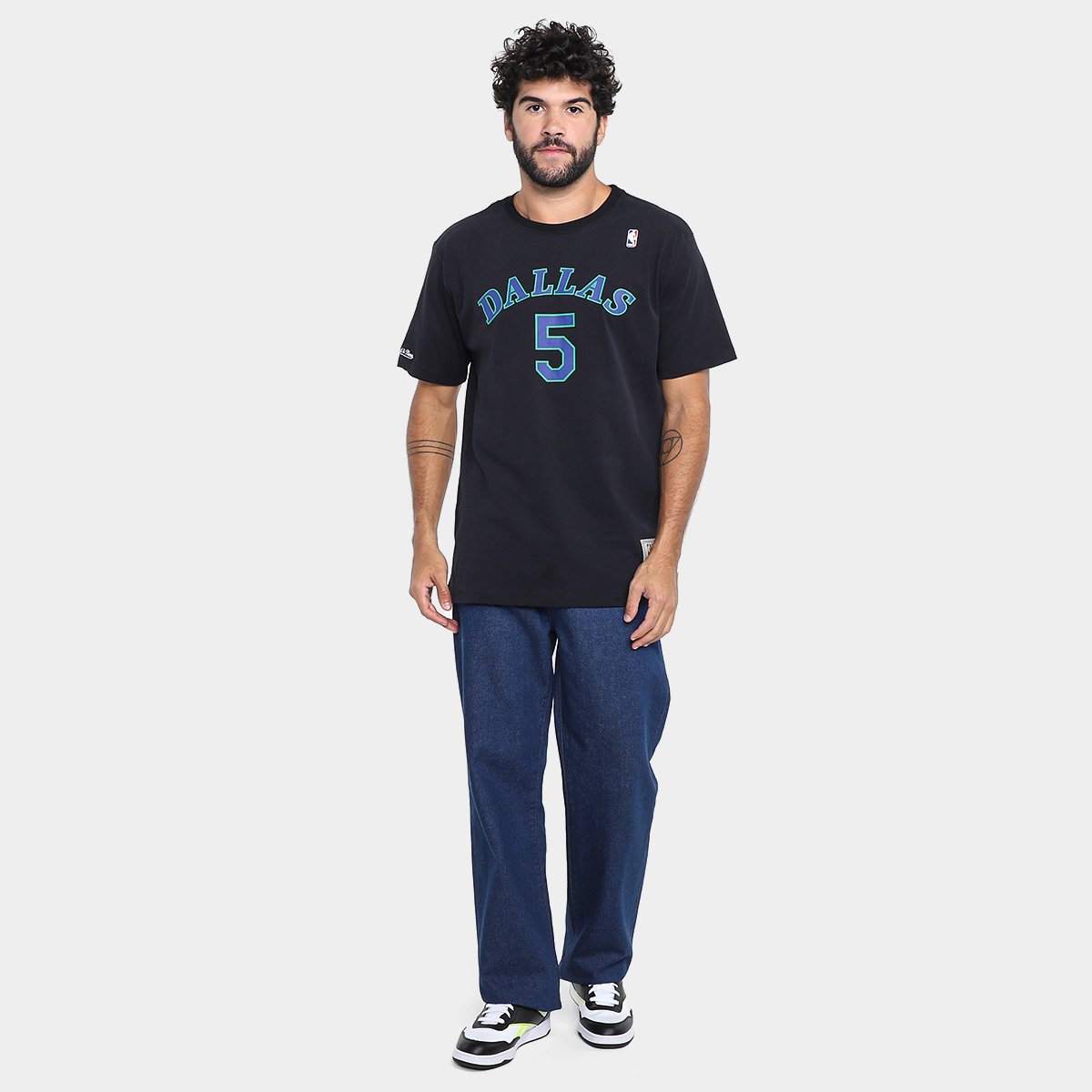 Camisa Dallas Mavericks NBA Mitchell & Ness Kidd Masculina - Tam: P - 4
