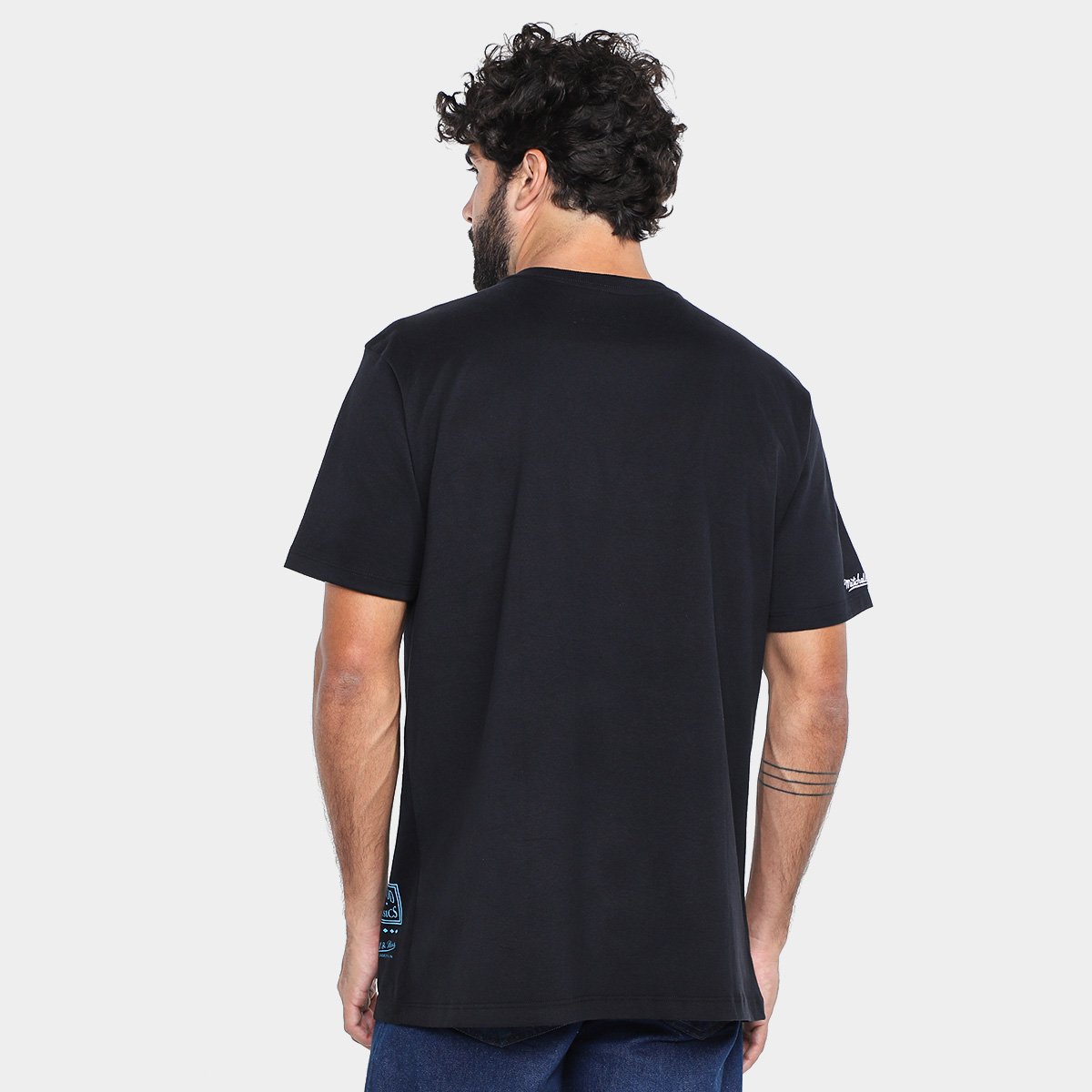 Camiseta Mitchell & Ness Charlotte Hornets Johnson Masculina - Tam: P - 1