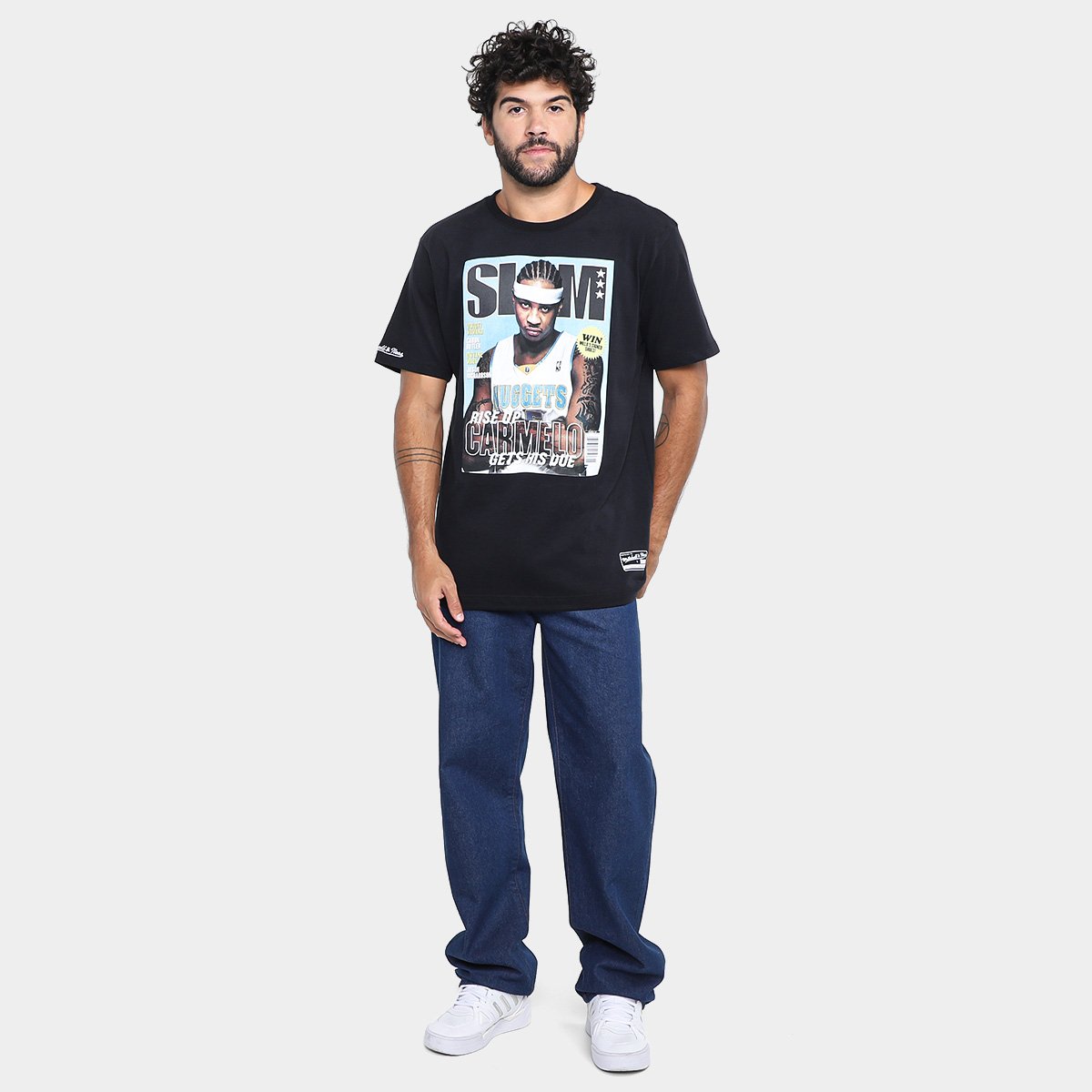 Camiseta Mitchell & Ness Denver Nuggets Slam Anthony Masculina - Tam: P - 4